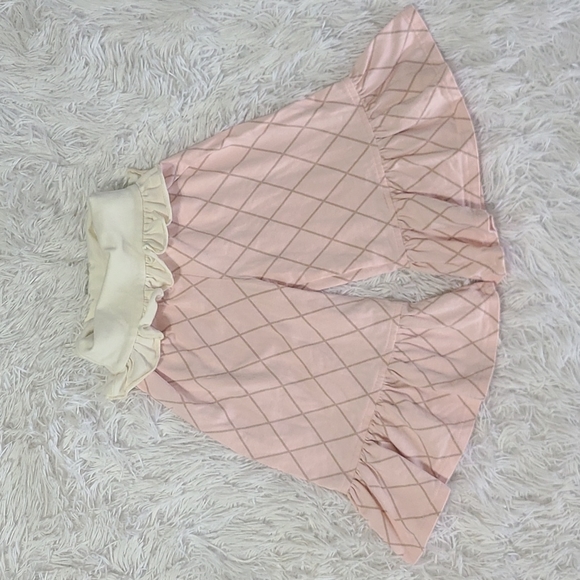 Persnickety Pretty in Pink Bell Ruffle Pants Baby Toddler size 12 - 18 mo EUC - Picture 1 of 4